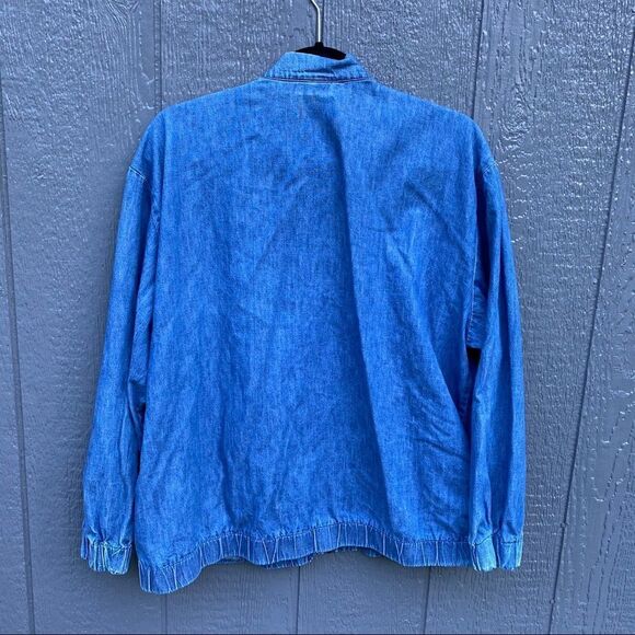 Vintage Megan Moore Studded Fashion Jean Jacket - Picture 8 of 8